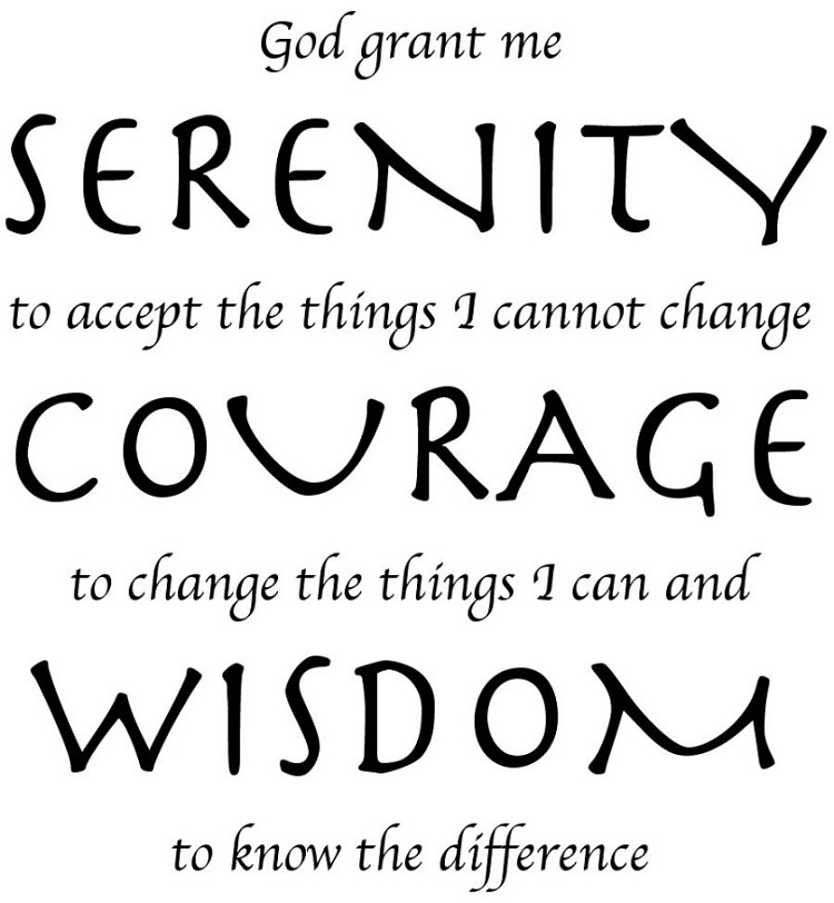 12 Step Program - Serenity Prayer
